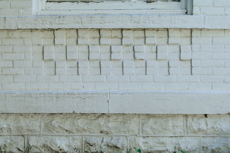 Finished Limewashed Brick Wall